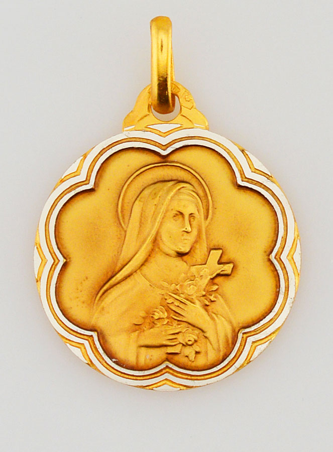 Medaglia di Santa Teresa e San Cristoforo (pic 1)