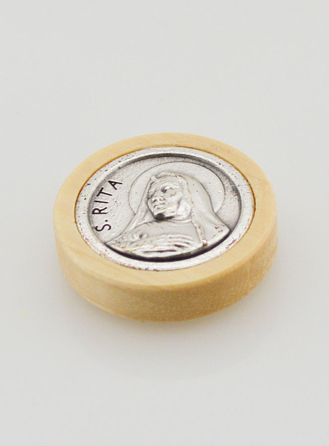 Placca Magnet Adesiva di Santa Rita - 22mm (pic 2)