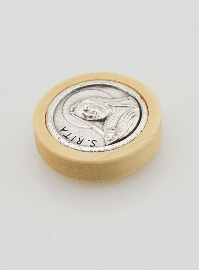 Placca Magnet Adesiva di Santa Rita - 22mm (pic 3)