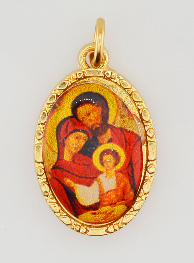 Medaglia Con Bordo 25 mm - Sacra Famiglia (pic 1)