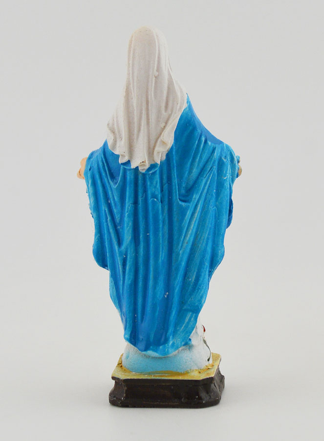 Statua Madonna Miracolosa - 7,5 cm (pic 4)