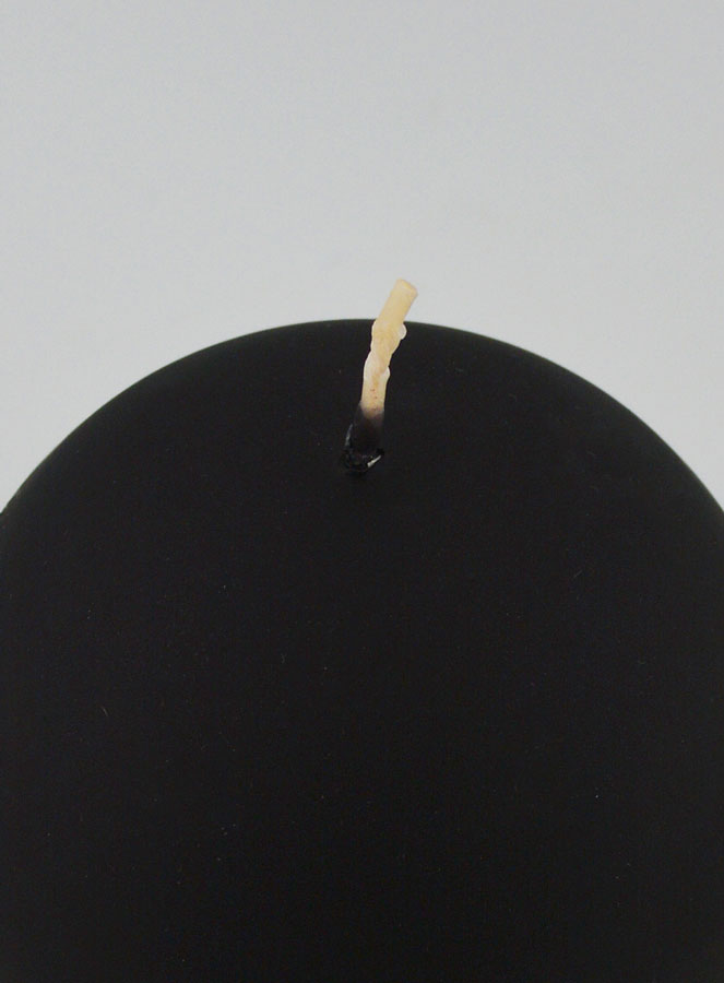 Candela di Decorazione Sfera 8cm - Nero Opaco (pic 4)
