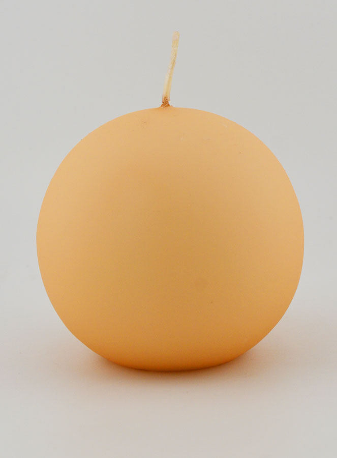 Candela Sfera Decorativa 8cm - Beige Opaco (pic 1)