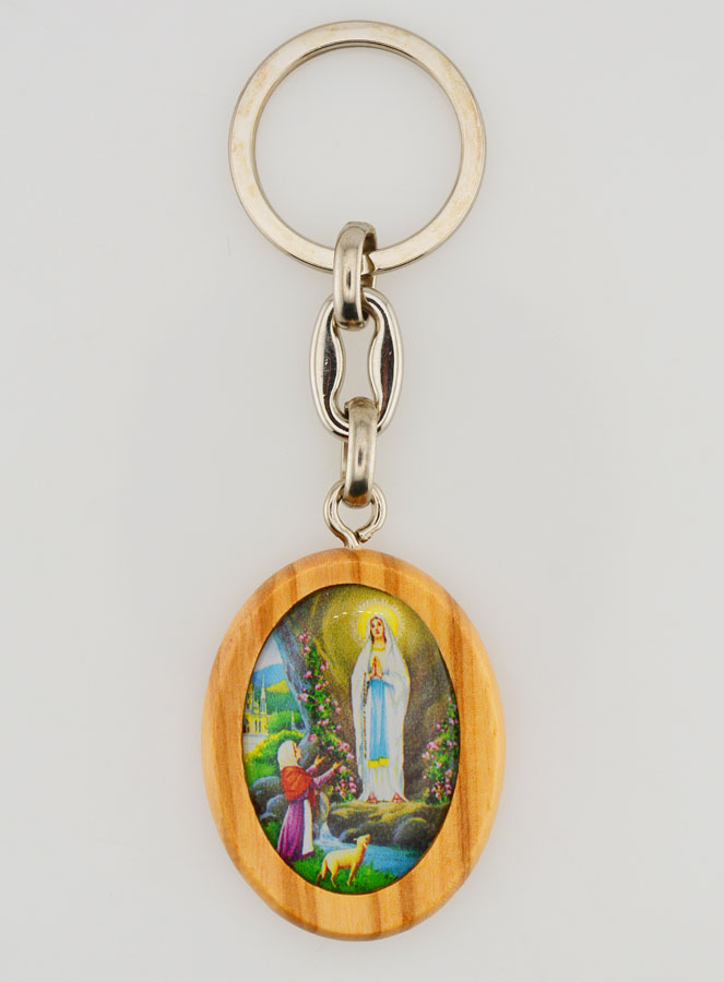 Portachiavi Doppia Faccia - San Cristoforo & Lourdes (pic 1)