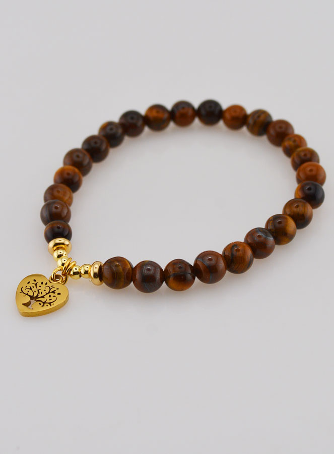 Bracciale in Occhio di Tigre e Albero Della Vita (pic 3)