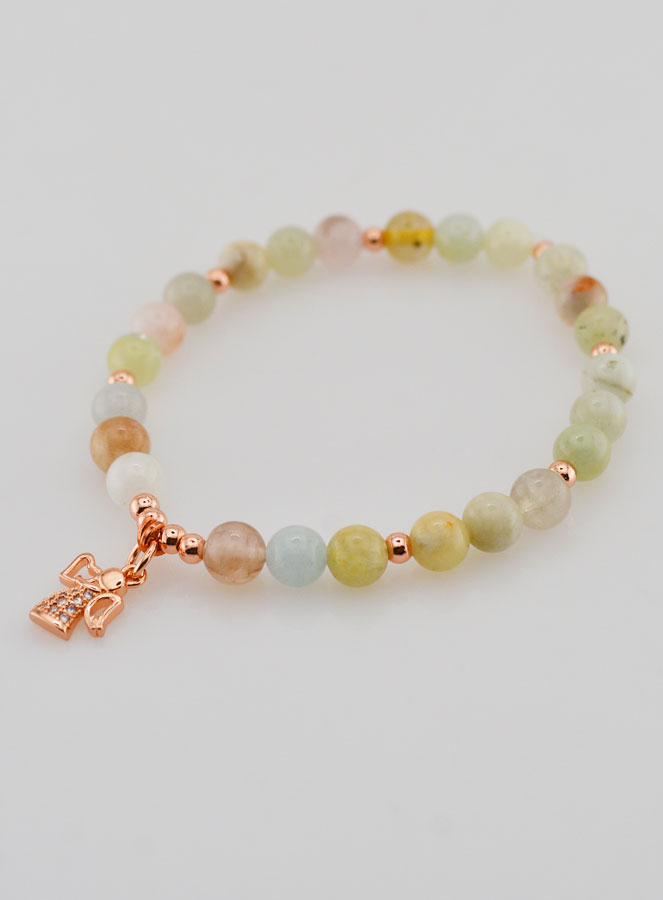 Bracciale Religioso - Angelo Custode e Morganite (pic 3)