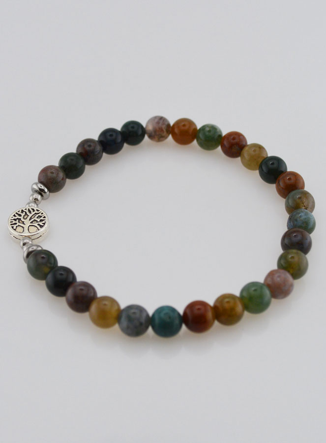 Bracciale in Agata Indiana e Albero Della Vita (pic 2)