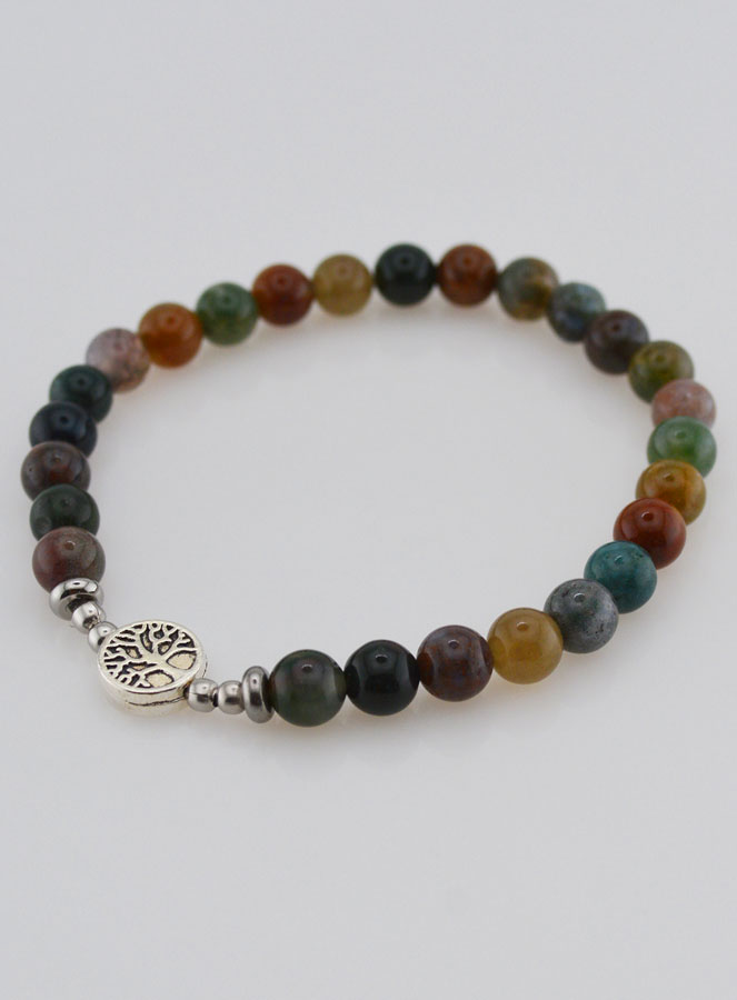 Bracciale in Agata Indiana e Albero Della Vita (pic 3)