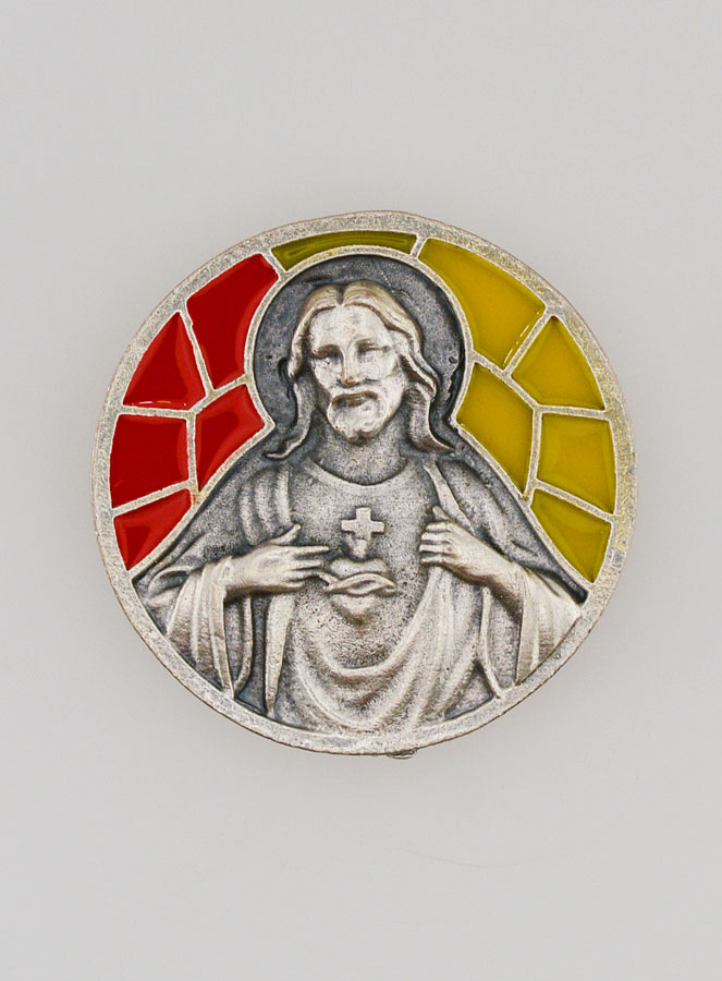 Placca Magnet Adesiva - Sacro Cuore di Gesù (pic 1)