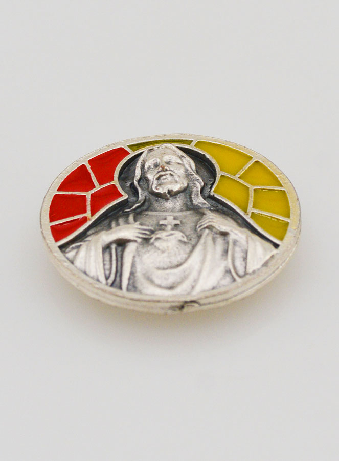 Placca Magnet Adesiva - Sacro Cuore di Gesù (pic 2)