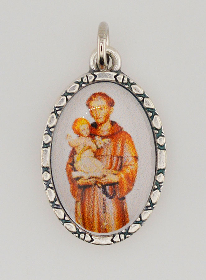 Medaglia Con Bordo 25 mm - Sant'Antonio (pic 1)