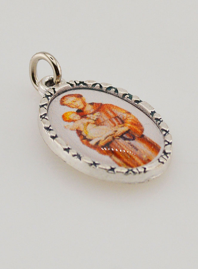 Medaglia Con Bordo 25 mm - Sant'Antonio (pic 3)