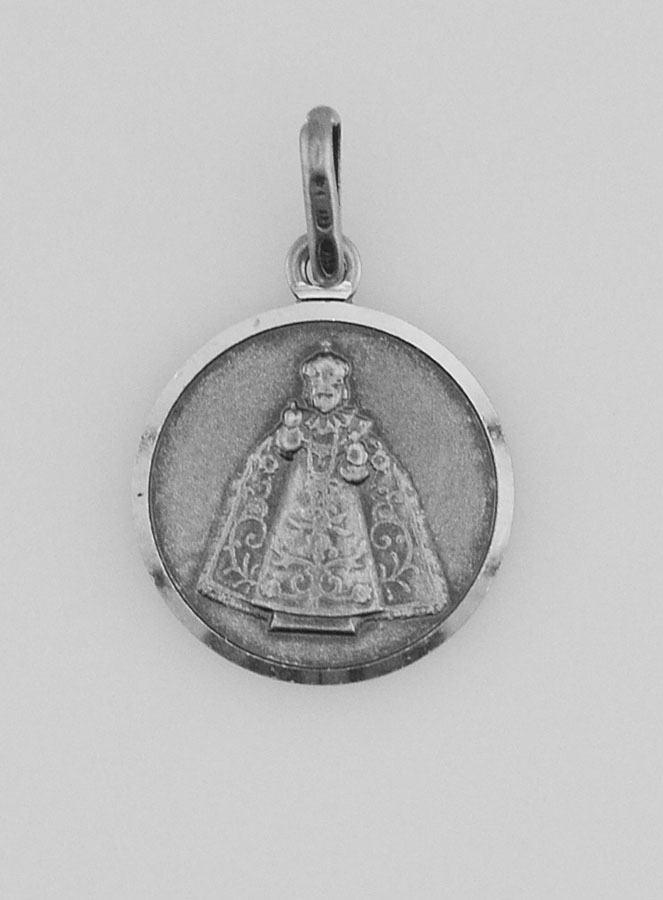 Medaglia in Argento Bambino Gesù di Praga (pic 1)