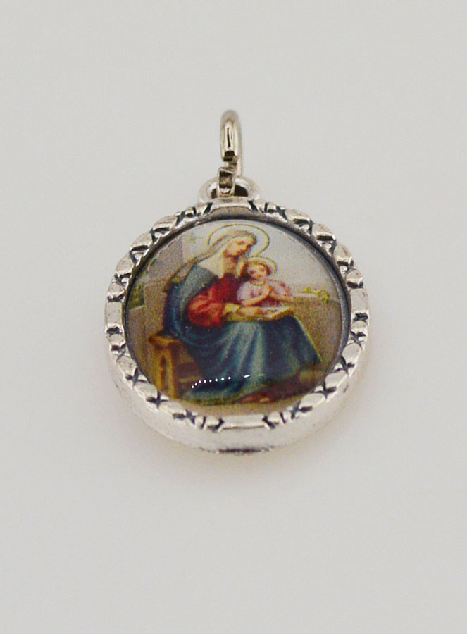 Medaglia Con Bordo 25 mm - Sant'Anna (pic 2)