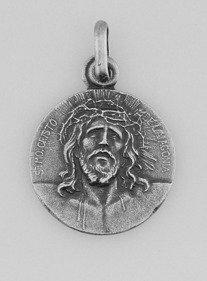 Medaglia Santo Volto di Cristo in Argento - 17 mm (pic 1)