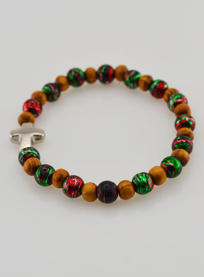 Bracciale Bambino con Croce - Nero (pic 2)