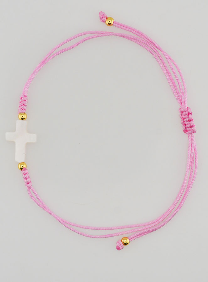 Bracciale con Croce - Rosa (pic 1)