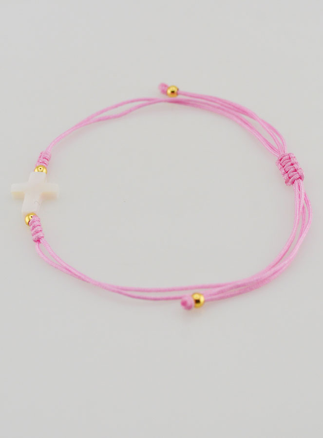 Bracciale con Croce - Rosa (pic 2)