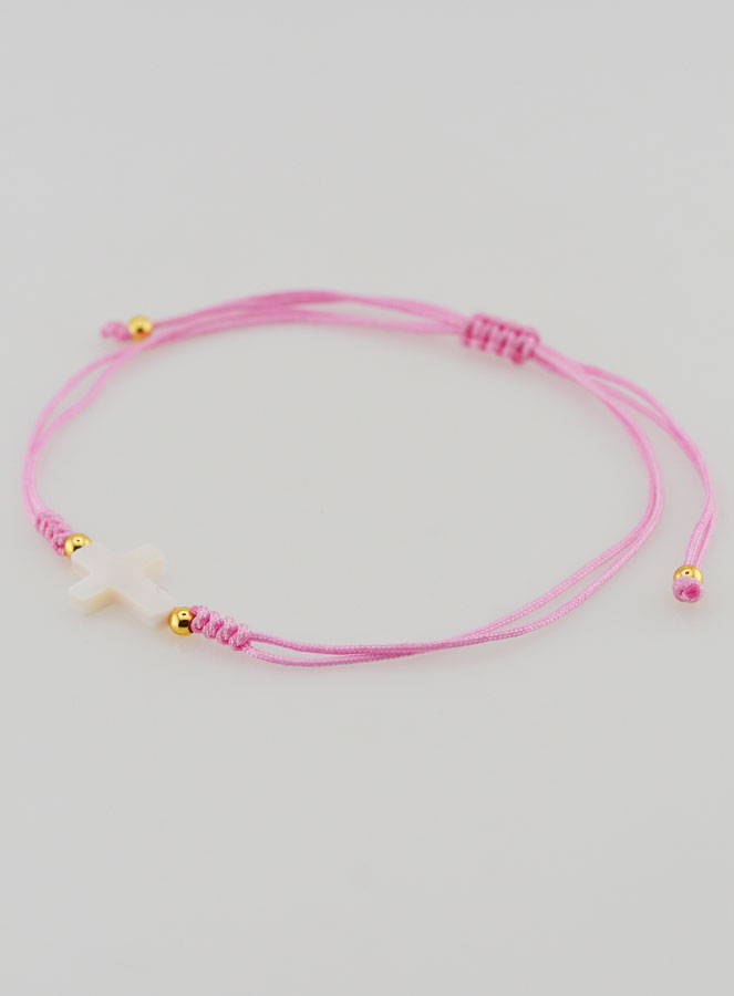 Bracciale con Croce - Rosa (pic 3)