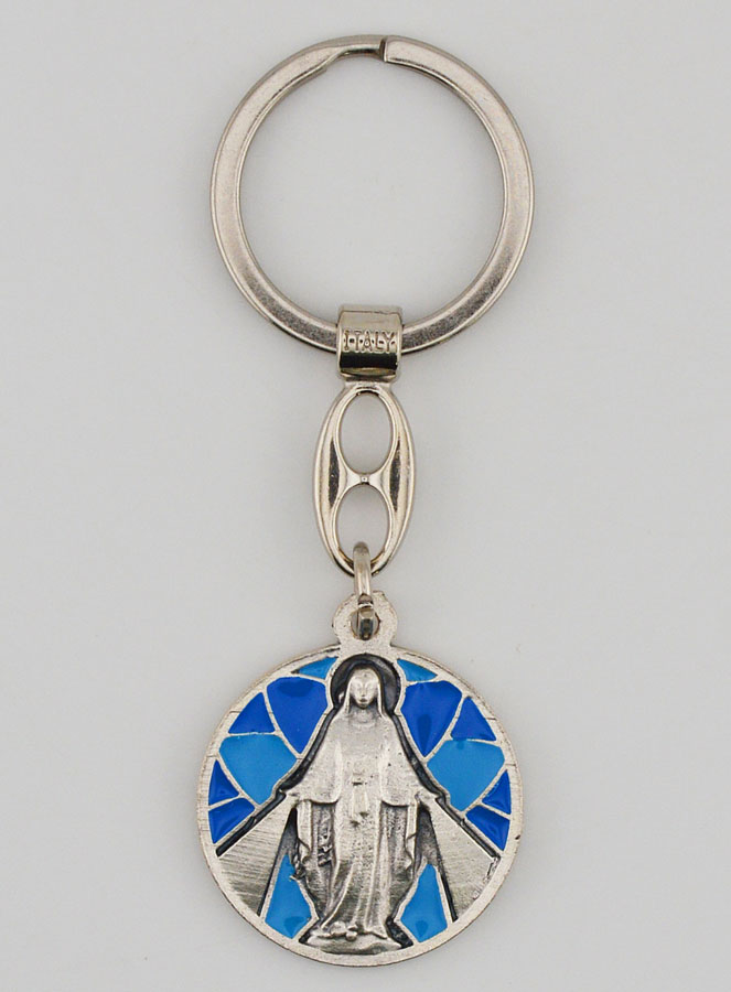 Portachiavi Smaltato Madonna Miracolosa (pic 1)