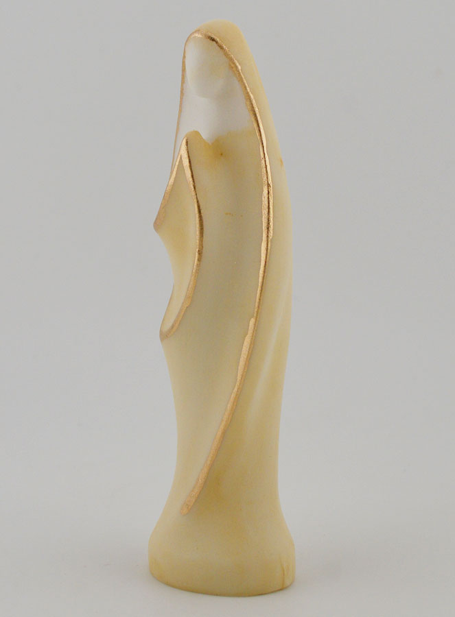 Statua Vergine Moderna in Alabastro - 12cm (pic 2)