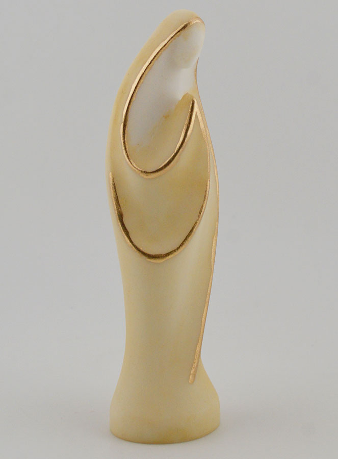 Statua Vergine Moderna in Alabastro - 12cm (pic 3)
