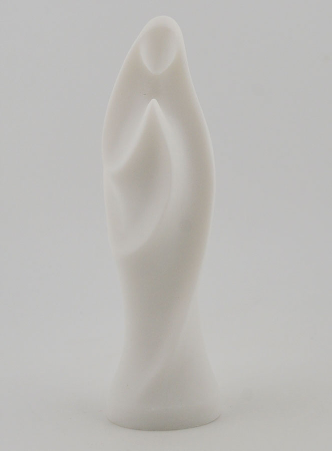 Statua Vergine Moderna in Alabastro - 12cm (pic 1)