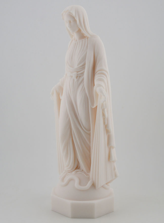 Statua Madonna Miracolosa con Raggi - 23 cm (pic 2)