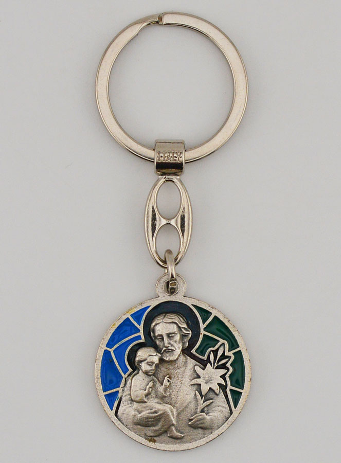 Portachiavi Smaltato San Giuseppe (pic 1)