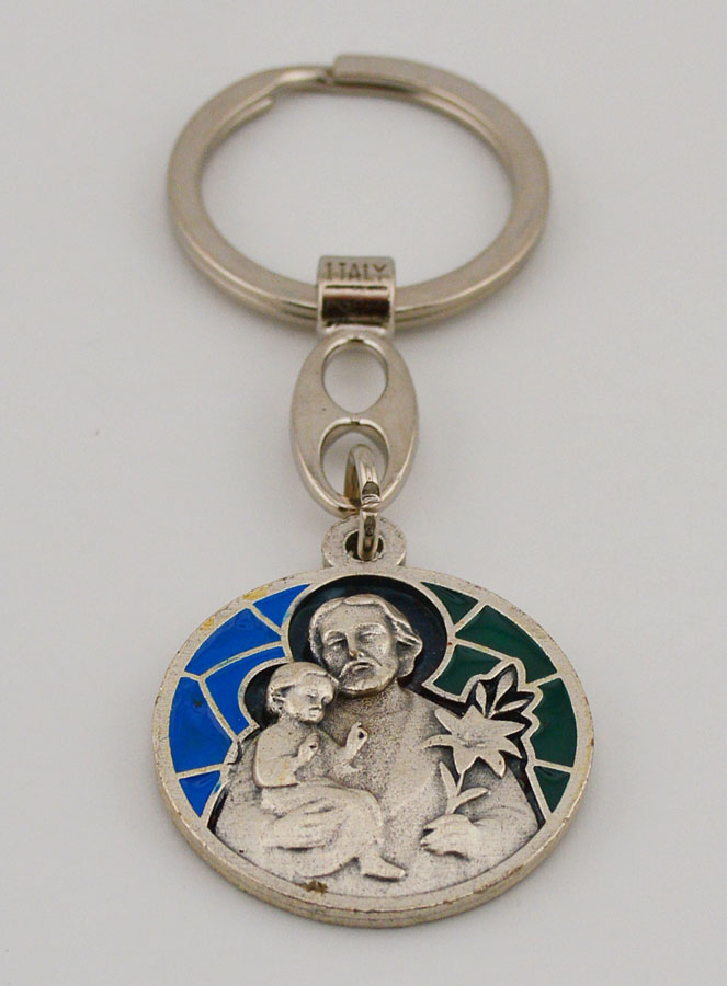 Portachiavi Smaltato San Giuseppe (pic 2)