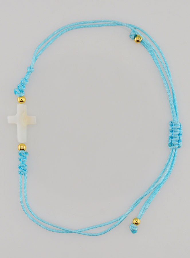 Bracciale con Croce - Blu (pic 1)