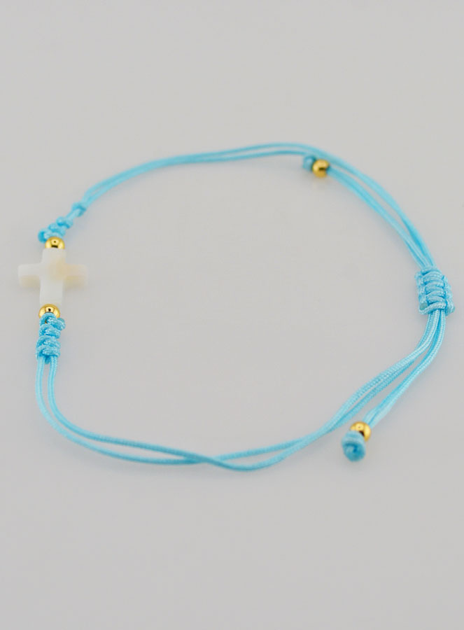Bracciale con Croce - Blu (pic 2)