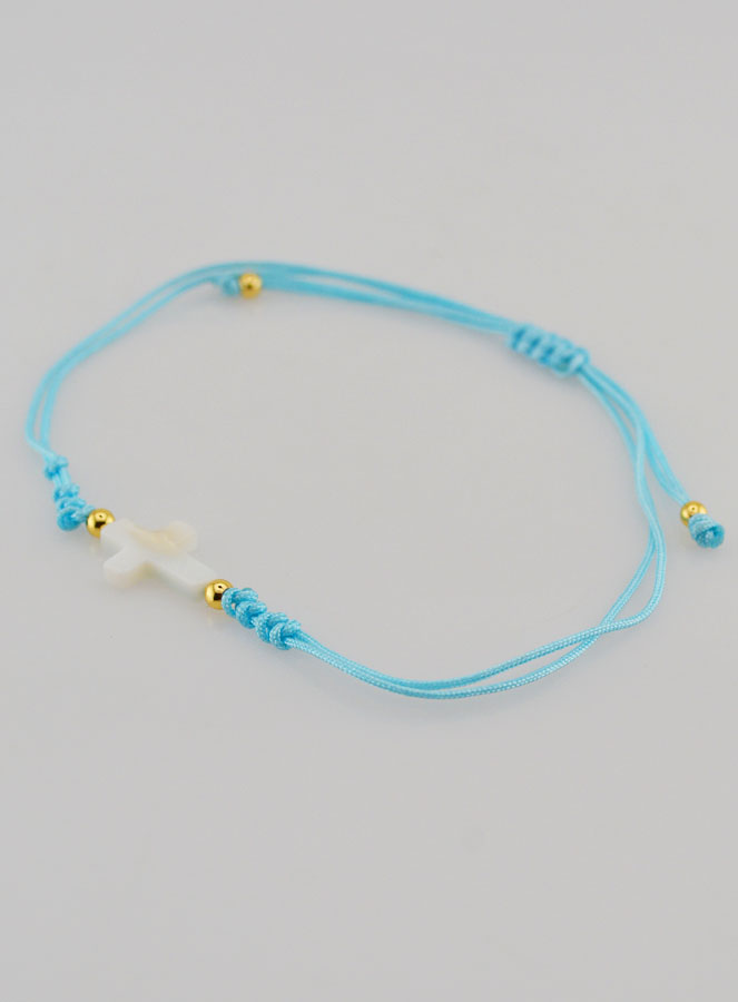 Bracciale con Croce - Blu (pic 3)