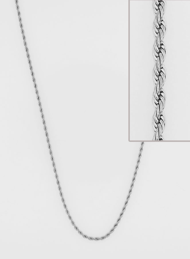 Catena Acciaio Inossidabile Maglia Ritorta - 50cm (pic 1)