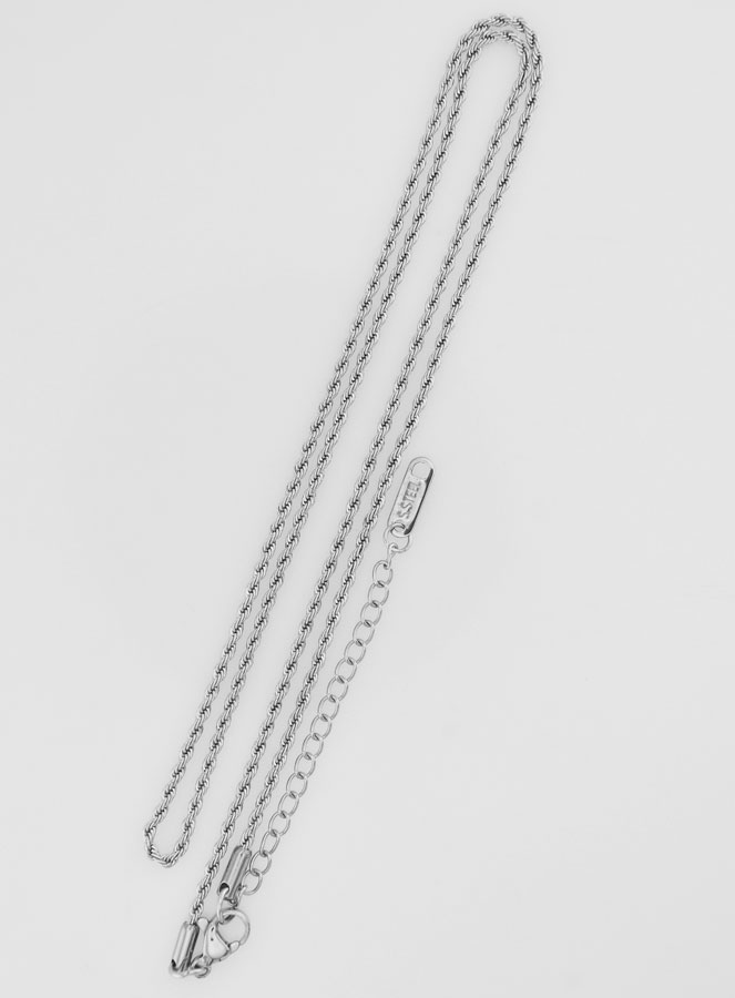 Catena Acciaio Inossidabile Maglia Ritorta - 50cm (pic 3)