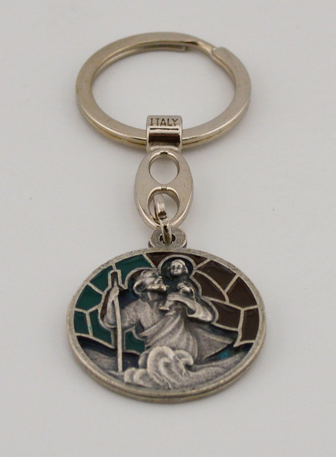 Portachiavi Smaltato San Cristoforo (pic 2)