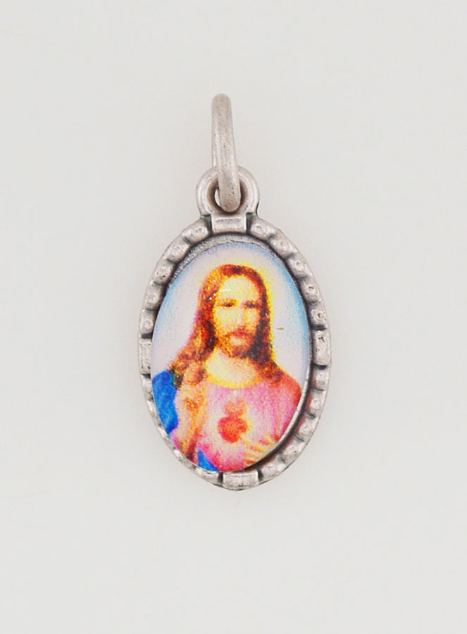 Medaglia Con Bordo 15 mm - Sacro Cuore (pic 1)