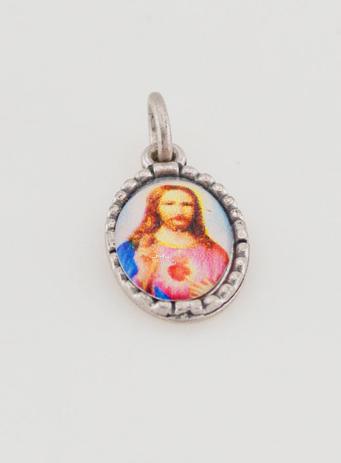 Medaglia Con Bordo 15 mm - Sacro Cuore (pic 2)