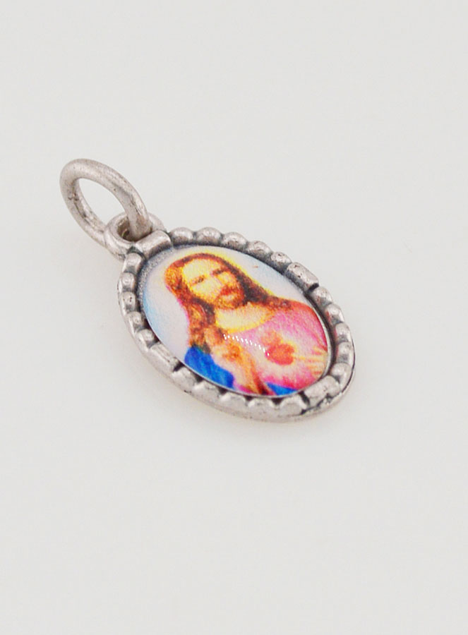 Medaglia Con Bordo 15 mm - Sacro Cuore (pic 3)