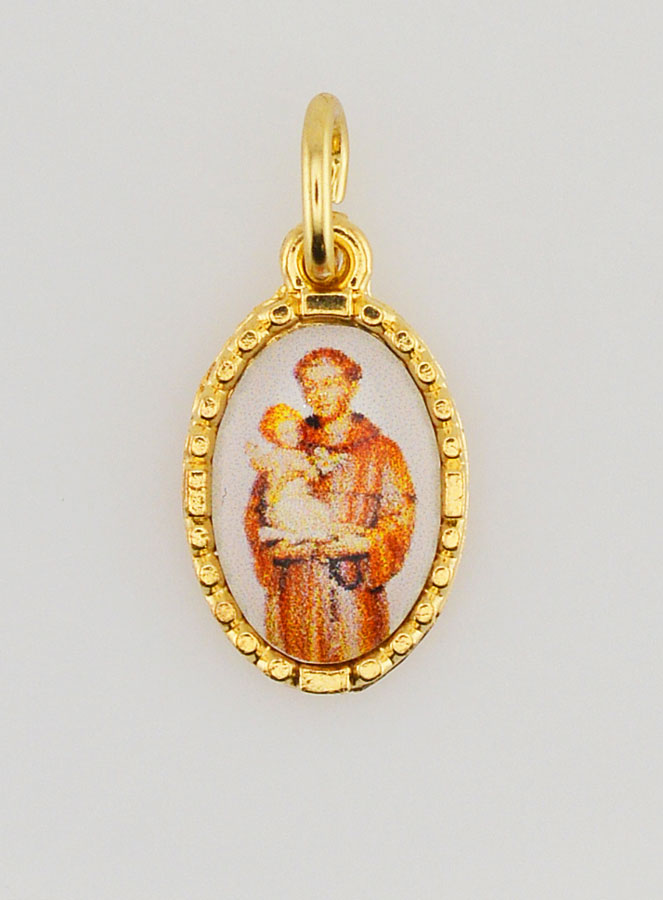 Medaglia Con Bordo 15 mm - Sant'Antonio (pic 1)