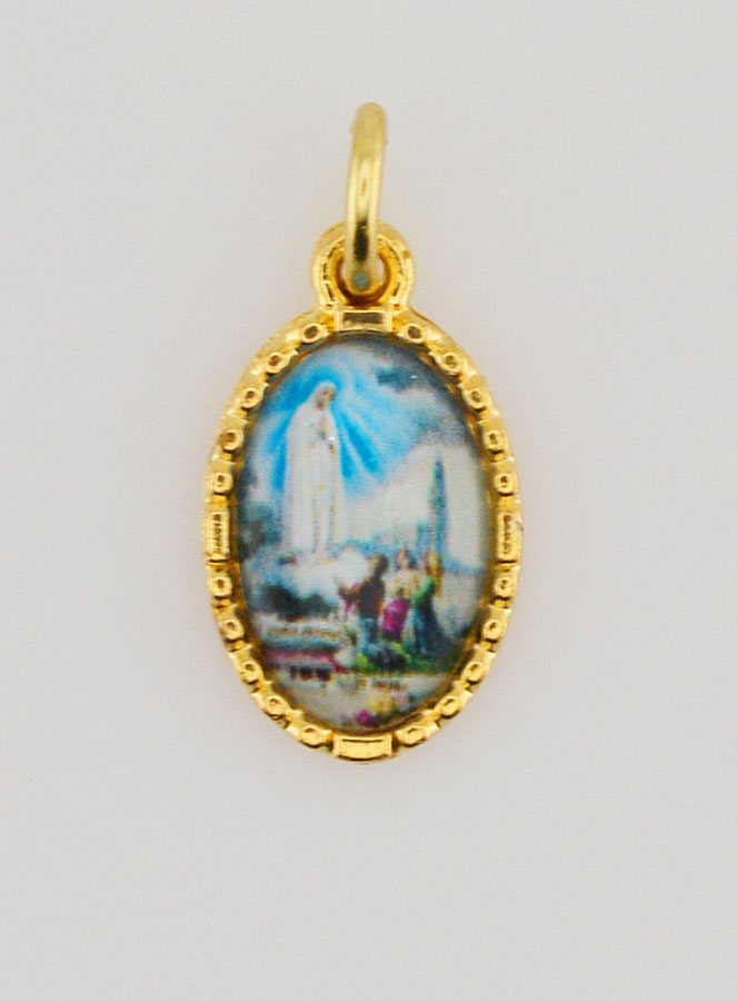 Medaglia Con Bordo 15 mm - Madonna di Fatima (pic 1)