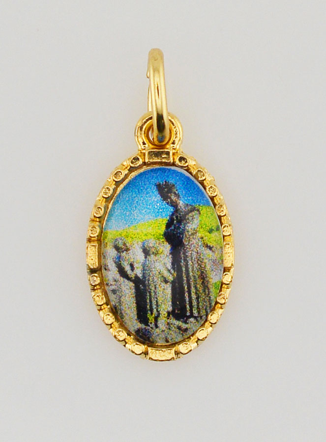 Medaglia Con Bordo 15 mm - Madonna di la Salette (pic 1)