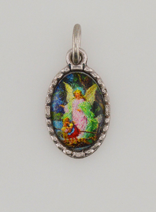 Medaglia Con Bordo 15 mm - Angelo Custode (pic 1)