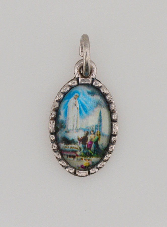 Medaglia Con Bordo 15 mm - Madonna di Fatima (pic 1)