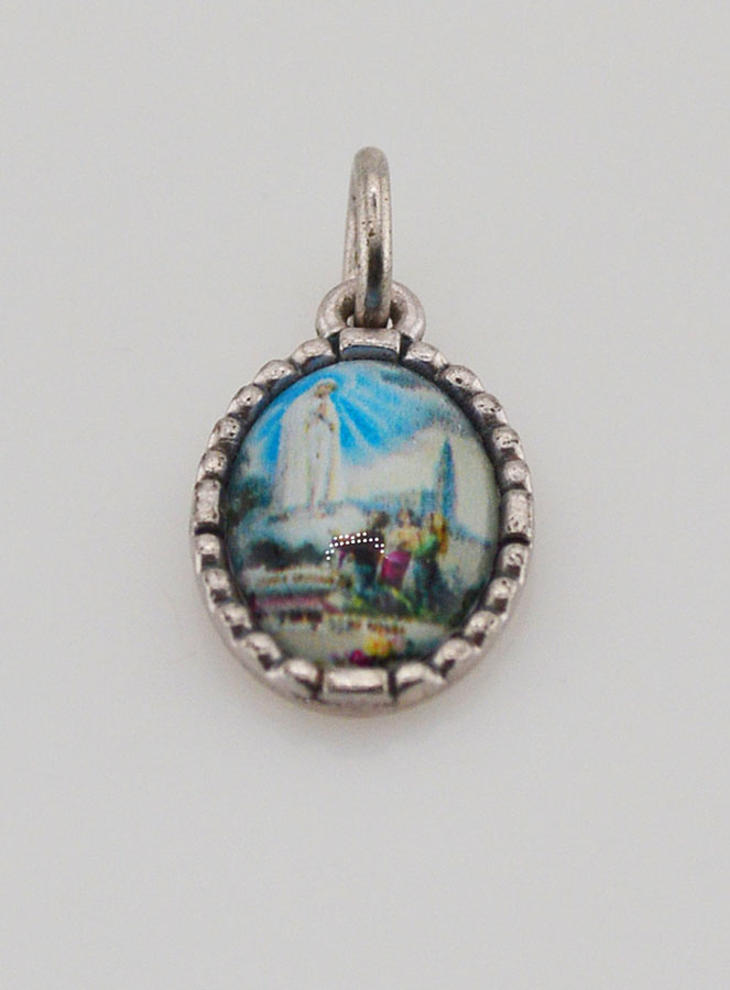 Medaglia Con Bordo 15 mm - Madonna di Fatima (pic 2)