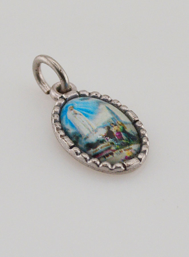 Medaglia Con Bordo 15 mm - Madonna di Fatima (pic 3)