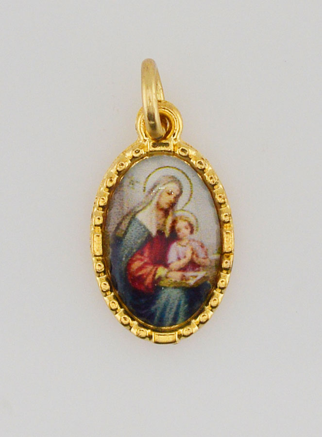 Medaglia Con Bordo 15 mm - Sant'Anna (pic 1)