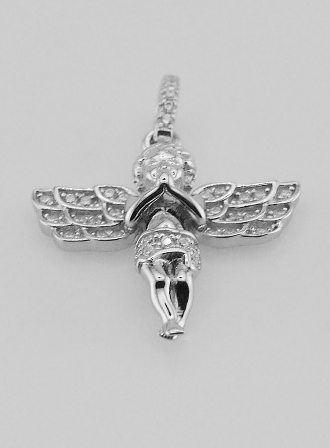 Ciondolo Angelo Custode in Argento (pic 2)