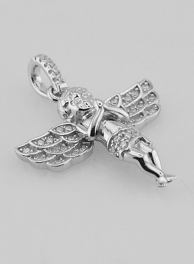Ciondolo Angelo Custode in Argento (pic 3)