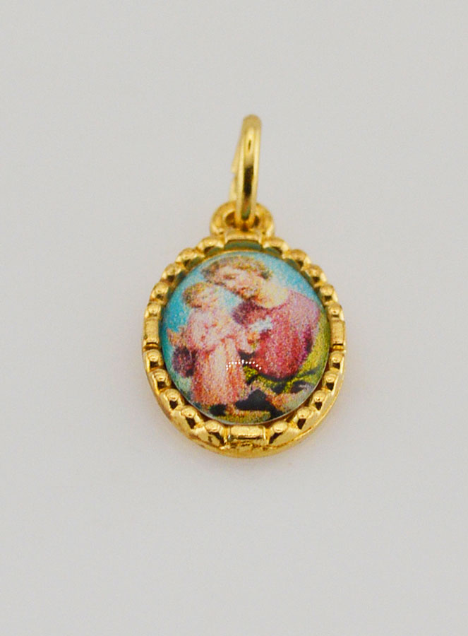 Medaglia Con Bordo 15 mm - San Giuseppe (pic 2)